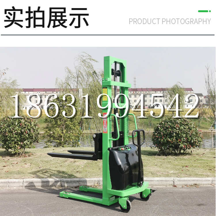 马尔康市电动叉车堆高车液压铲车电瓶1吨2吨站驾步行式小型全自动叉车